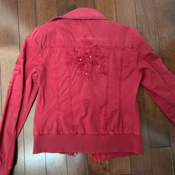 Guess Jeans Jacket Red - Picture 2 of 2